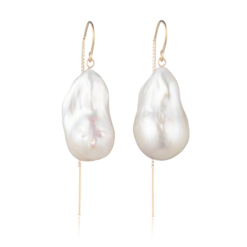 baroque pearl earrings