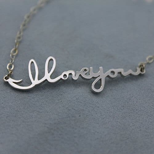 Hand writing Sterling Silver bracelet