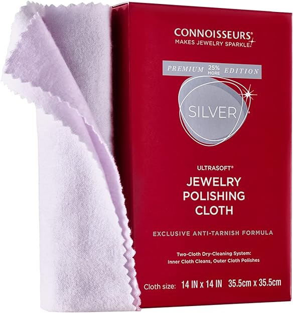 jewelry polishing cloth for silver plated jewelry