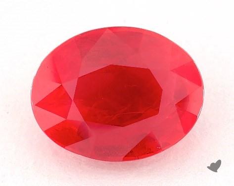 Loose ruby oval shape