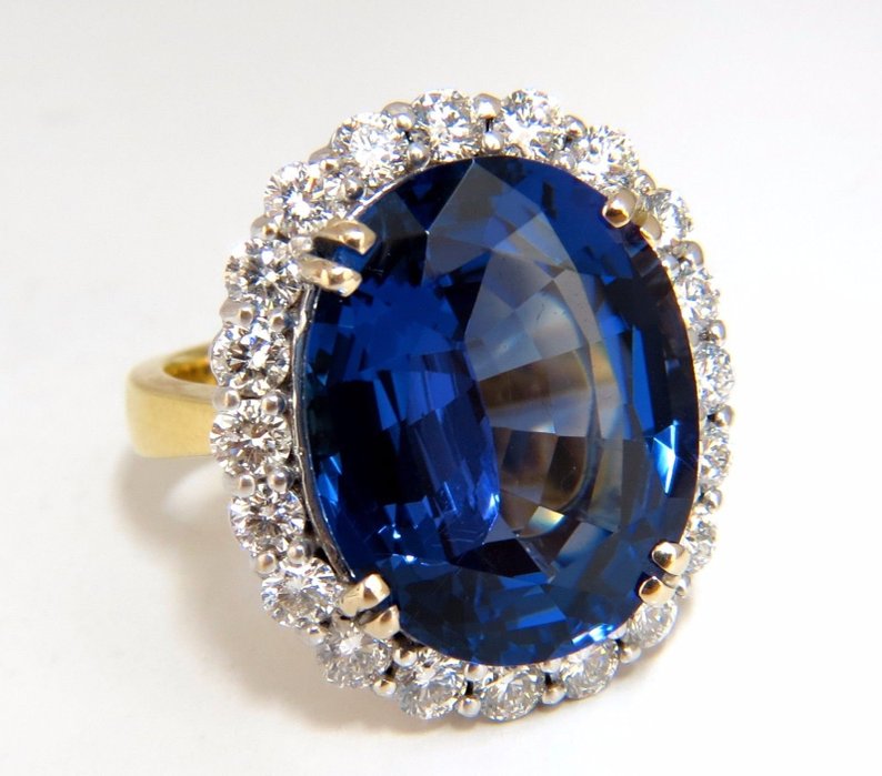 tanzanite engagement ring