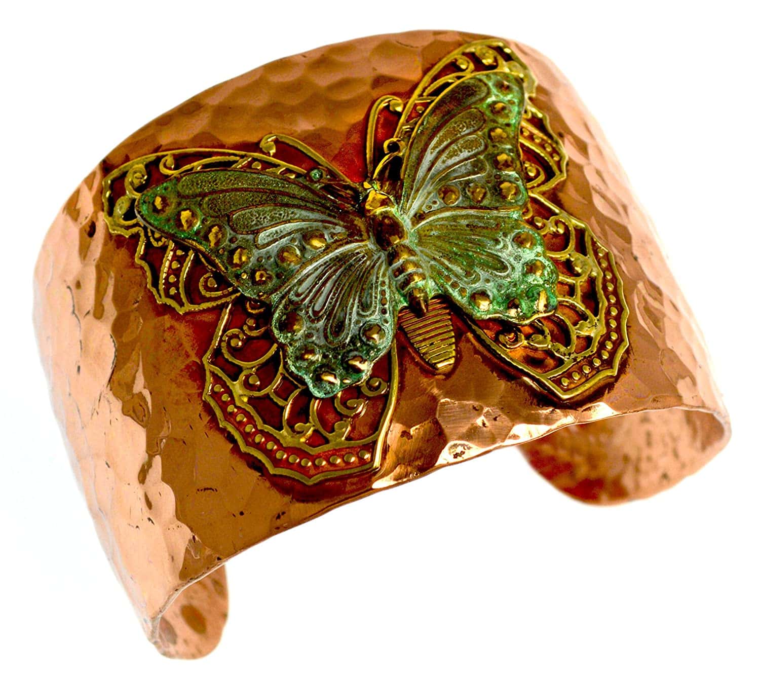 copper and brass cuff