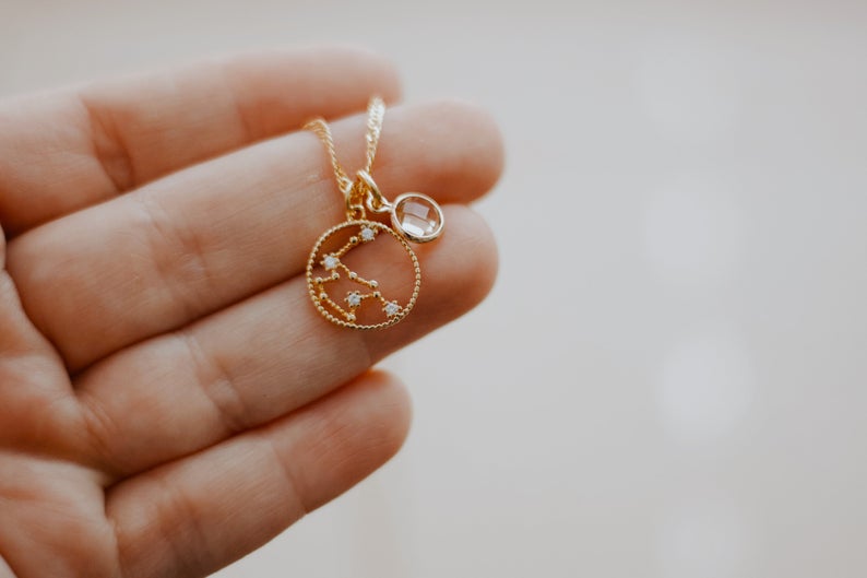 Zodiac sign necklace