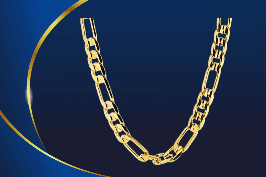 gold figaro chain