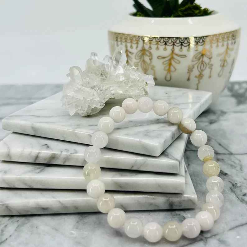 goshenite beryl bracelet